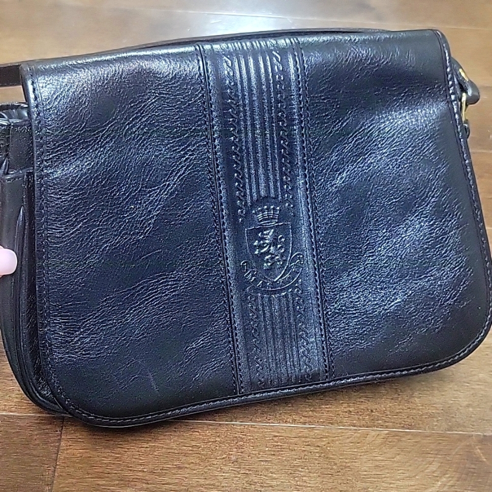 Vintage MASKOF italy Leather bag